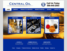 Tablet Screenshot of centraloil.net